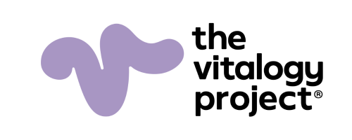 The Vitalogy Project logo representing a brand offering natural brain health supplements
